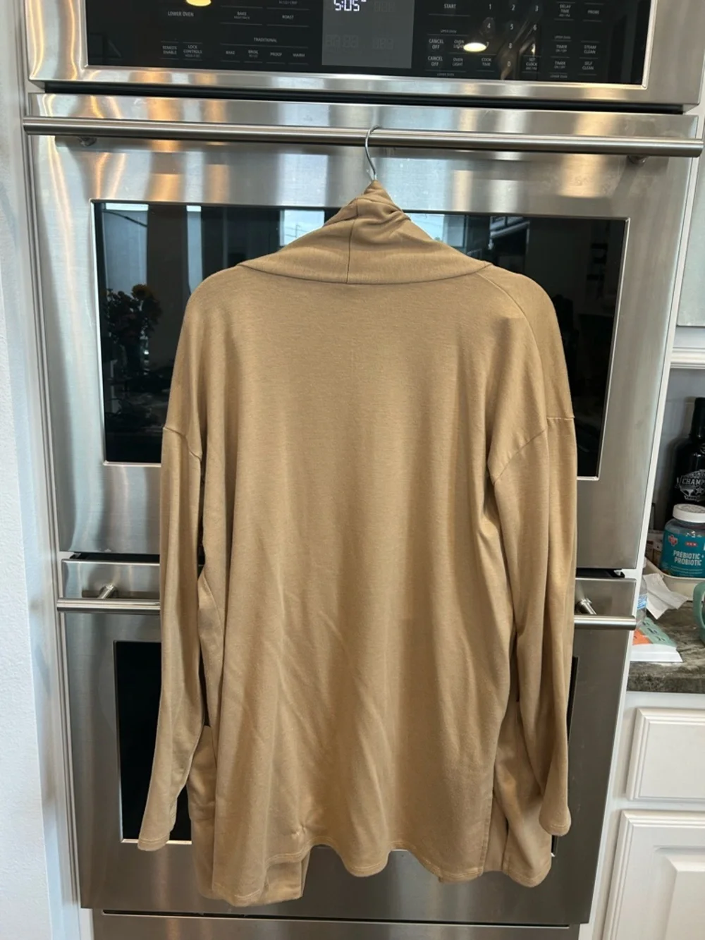 Cyrus Open-Front Cardigan in Camel size L slight wear small snag GUC - Picture 3 of 6